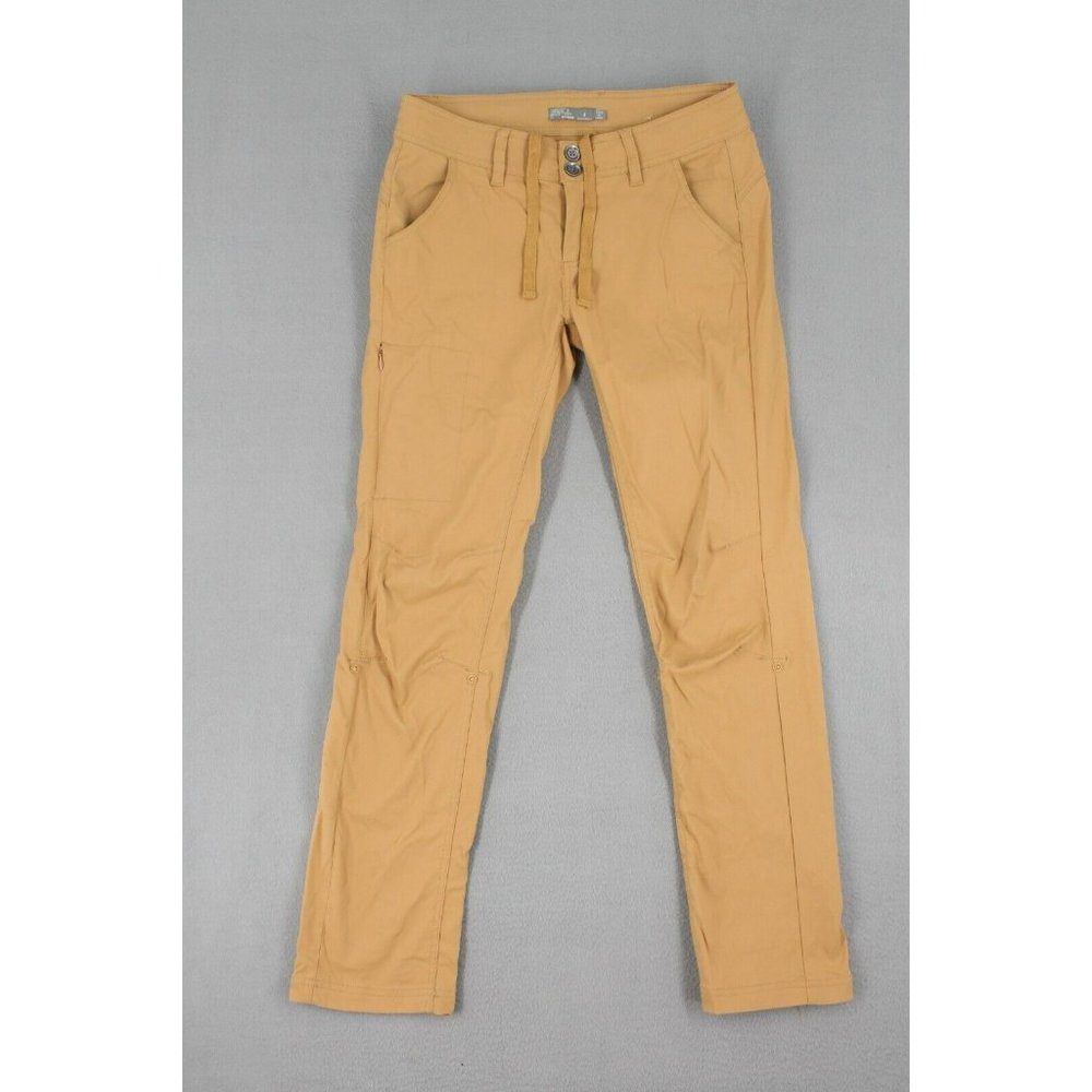 PrAna Woman's Size 4 Nylon Skinny Stretch Pants Mid Rise Outdoor